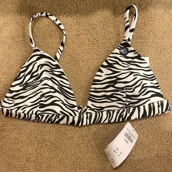 Hollister Swim Extra Small Zebra Hollister Bathing Suit Never